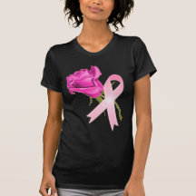 Rosa band med rosa *Breastcancermedvetenhet * Tshirts