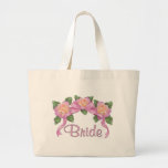 Rosa bandbröllop - brud tote bags