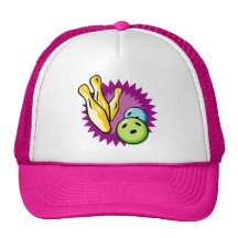 Rosa bowling trucker keps
