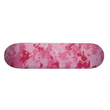 Rosa Camo Skateboard