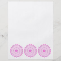 Rosa Cupcake. Personliga Flygblad