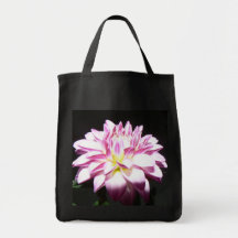 Rosa Dahlialivsmedeltoto Tote Bag