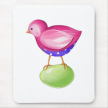 Rosa fågel Mousepad Musmatta