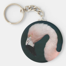 Rosa Flamingo Keychain Nyckelringar