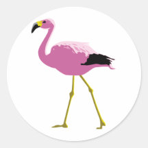 Rosa Flamingo Klistermärken