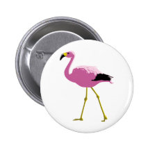 Rosa Flamingo Knappar
