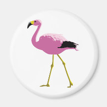 Rosa Flamingo Magneter