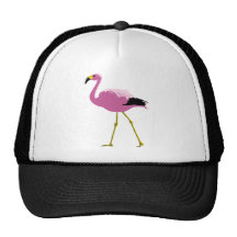 Rosa Flamingo Mesh Kepsar