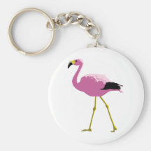 Rosa Flamingo Nyckelringar
