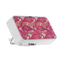 rosa flamingodoodle högtalare