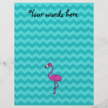 Rosa flamingoturkossparrar personliga flygblad