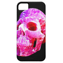 Rosa fodral för skallekärlekiphone 5 iPhone 5 skydd