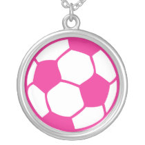 Rosa fotbollhalsband halsband