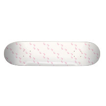 Rosa fotspår skate deck