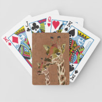 Rosa Giraffes Glitzy Card Deck spelkort