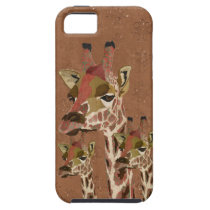 Rosa  Giraffes Glitzy  iPhone Case casemate fodral