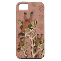 Rosa  Giraffes Pink  Glitzy  iPhone Case casemate fodral