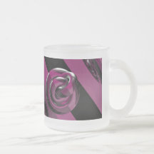 Rosa & glansigt kaffe koppar