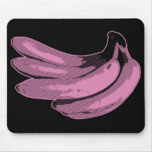 Rosa grafisk banan musmatta