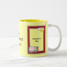 Rosa gris - FarmyardBarnyardvän - ungar Kaffe Koppar