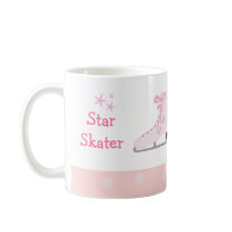 Rosa isskridskor - stjärnaskater