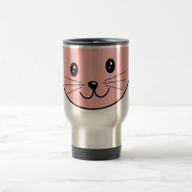 Rosa katt muggar