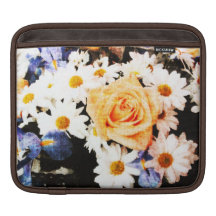 rosa lantligt land och daisy i-vadderar casen sleeve för iPads