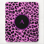 Rosa Leopard Mousepad Musmattor