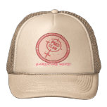Rosa logotyp 2 för PMS-hatt Trucker Kepsar
