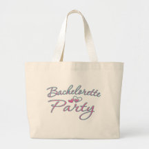 rosa möhippa för hjärtabacheloretteparty tote bags