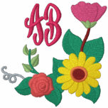 Rosa Monogram för solros