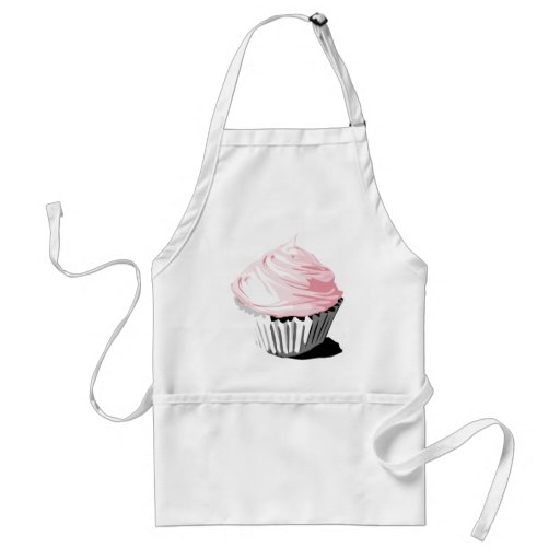 Rosa muffinförkläde