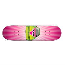Rosa Nascar Anpassad Skate Board