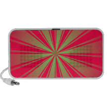 Rosa- och gröntneontechnoen strålar iPhone speakers