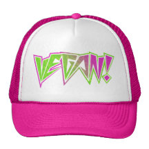 Rosa- och gröntVegan Trucker Keps