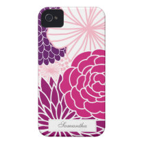 Rosa och purpurfärgad modblommigt