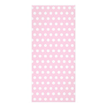 Rosa- och vitpolkaen pricker mönster. Spotty. Rackkort