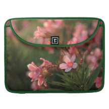 Rosa oleander MacBook pro sleeve