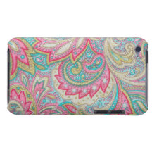 Rosa Paisley Barely There iPod Skyddande Skydd