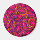 Rosa Paisley för mod magnet Magneter