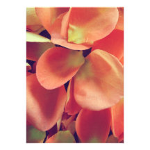 Rosa Petals Unika Inbjudningar