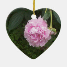 Rosa pion juldekoration