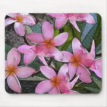 Rosa Plumeria Mousepad Musmatta