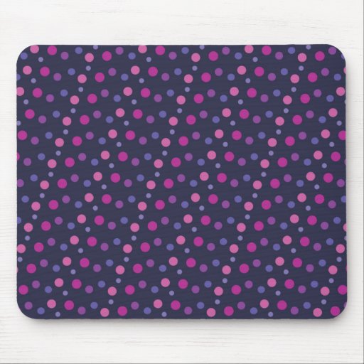 Rosa polka dots musmattor