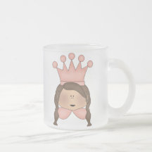 Rosa Princess ·, Brunetthuvud Kaffe Koppar