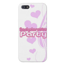 rosa purpurfärgad roligt för bachelorettebröllopbr iPhone 5 cover