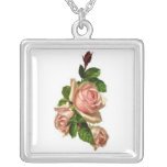Rosa ros skräddarsydda halsband