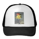 Rosa ros i en vas, Edouard Manet blommar Trucker Kepsar