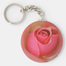 rosa ros nyckel ringar