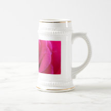 Rosa rosblommasteinen rånar gåvabröllopro kaffe koppar